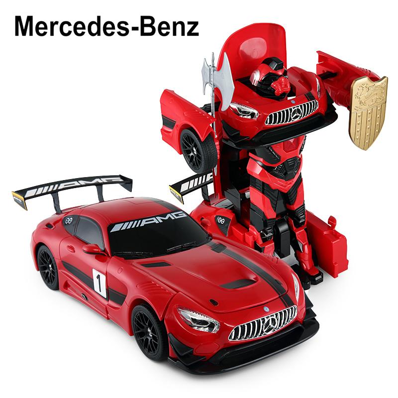 RASTAR automodelis transformuojamas valdomas RC 1:14 Mercedes-Benz GT3, 74800