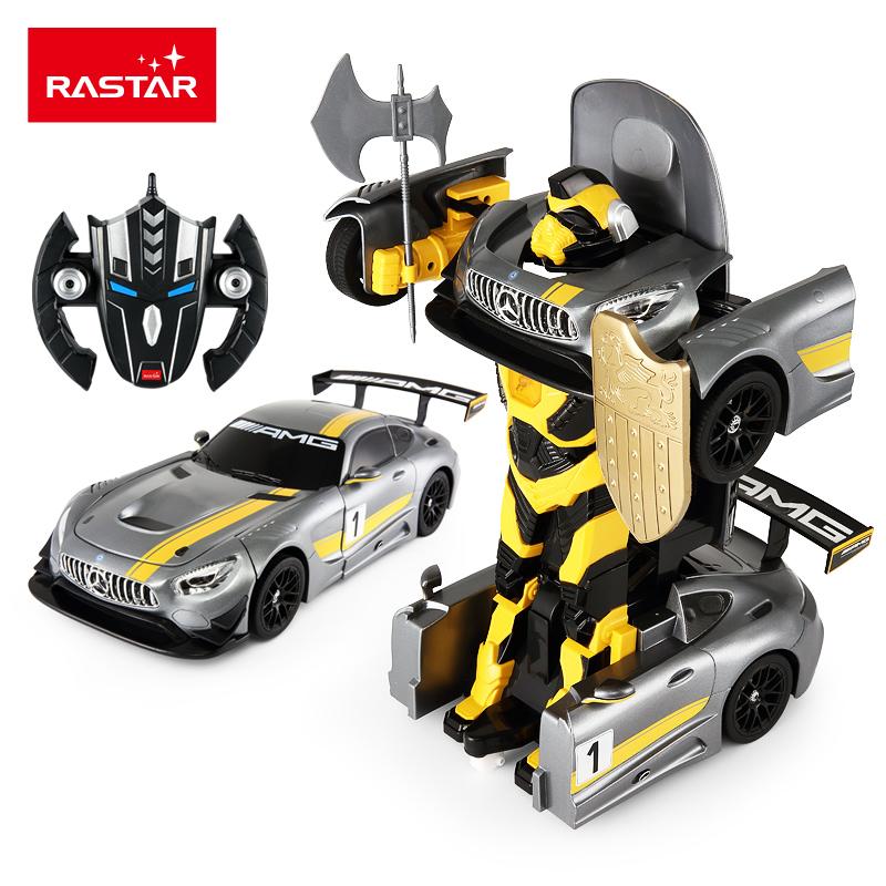 RASTAR automodelis transformuojamas valdomas RC 1:14 Mercedes-Benz GT3, 74800