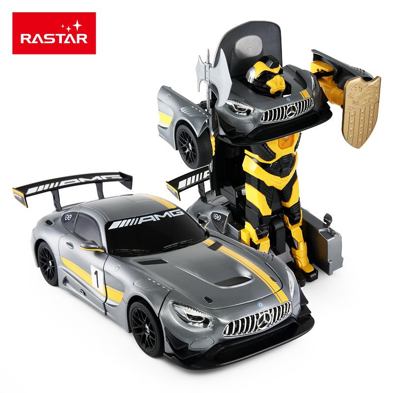 RASTAR automodelis transformuojamas valdomas RC 1:14 Mercedes-Benz GT3, 74800