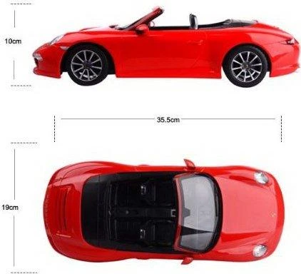 RASTAR automodelis valdomas 1:12 RC Porsche 911 Carrera S, 47700