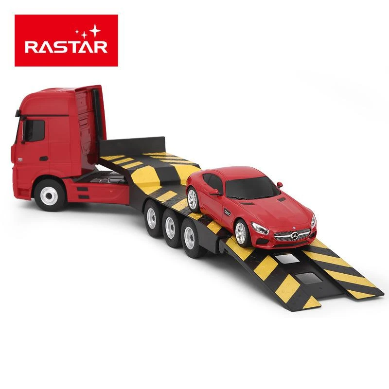 RASTAR vilkikas su automobiliu valdomas RC Mercedes-Benz Actros, asoort.,74940