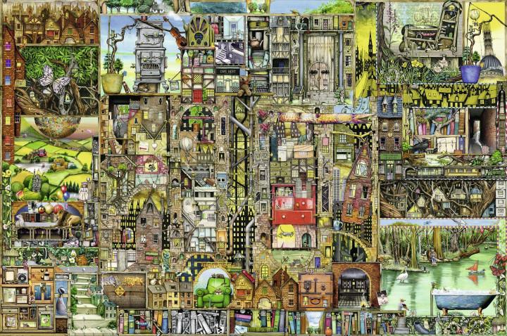 Ravensburger Dėlionė 5000 vnt. - Keistas miestas aprašymas - Prekės nuotrauka