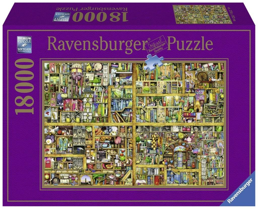 Ravensburger Dėlionė 18000 vnt. - Magiška biblioteka aprašymas - Prekės nuotrauka