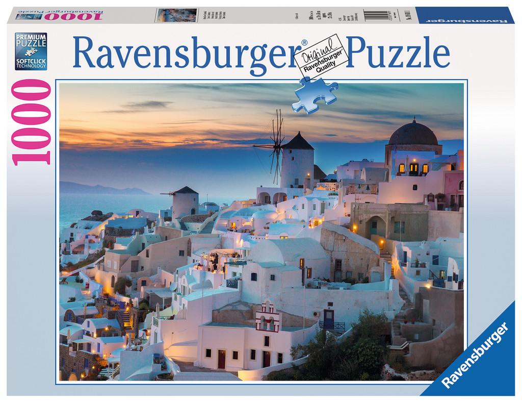 Ravensburger Dėlionė 1000 vnt. - Santorini aprašymas - Prekės nuotrauka