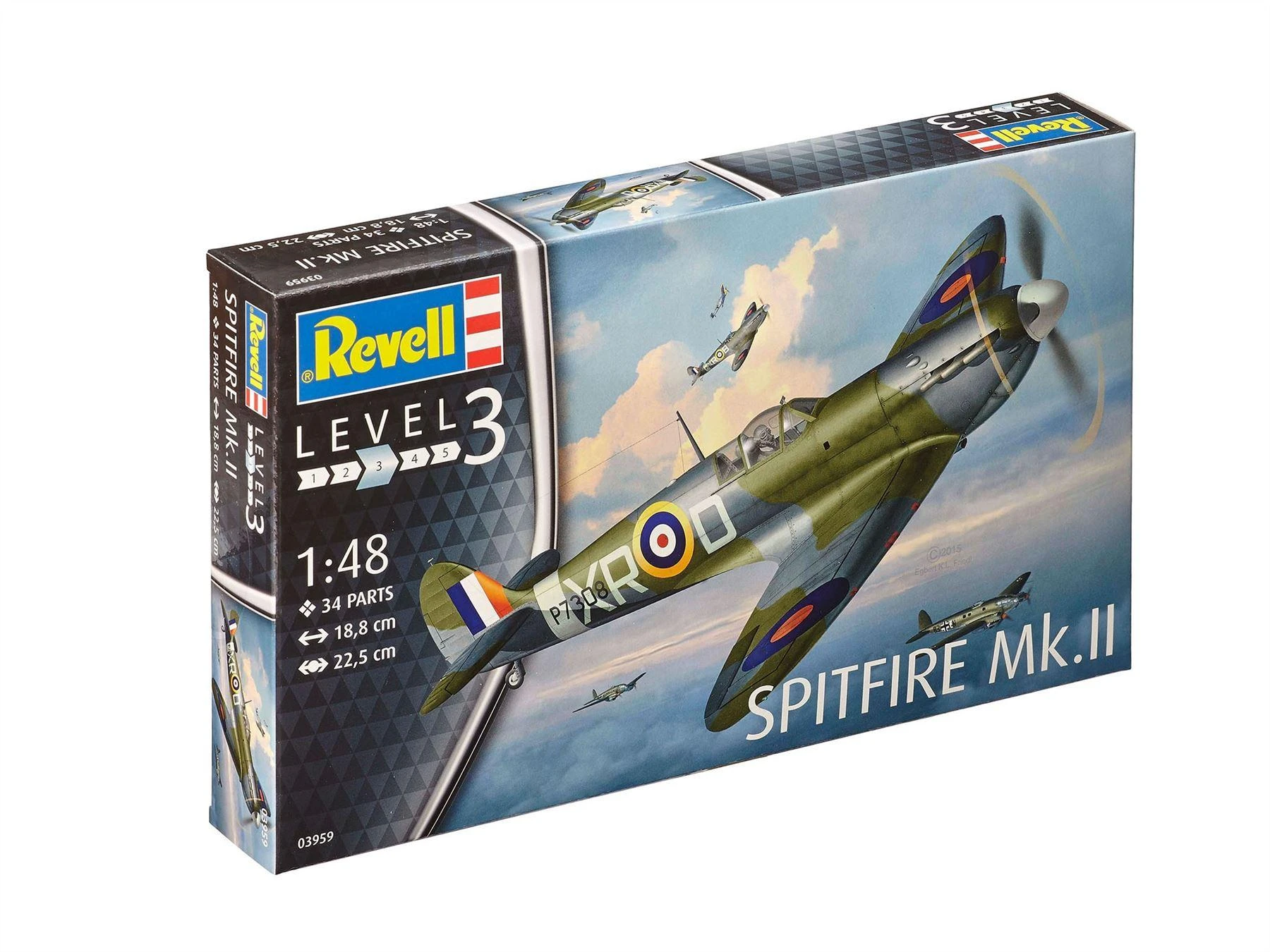 REVELL lėktuvas Supermarine Spitfire Mk.II 1:48, 03959