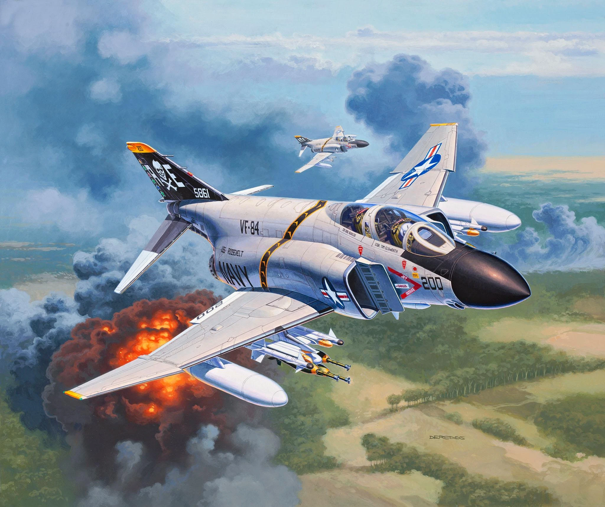 REVELL modelis F-4J Phantom II 1:72, 3941