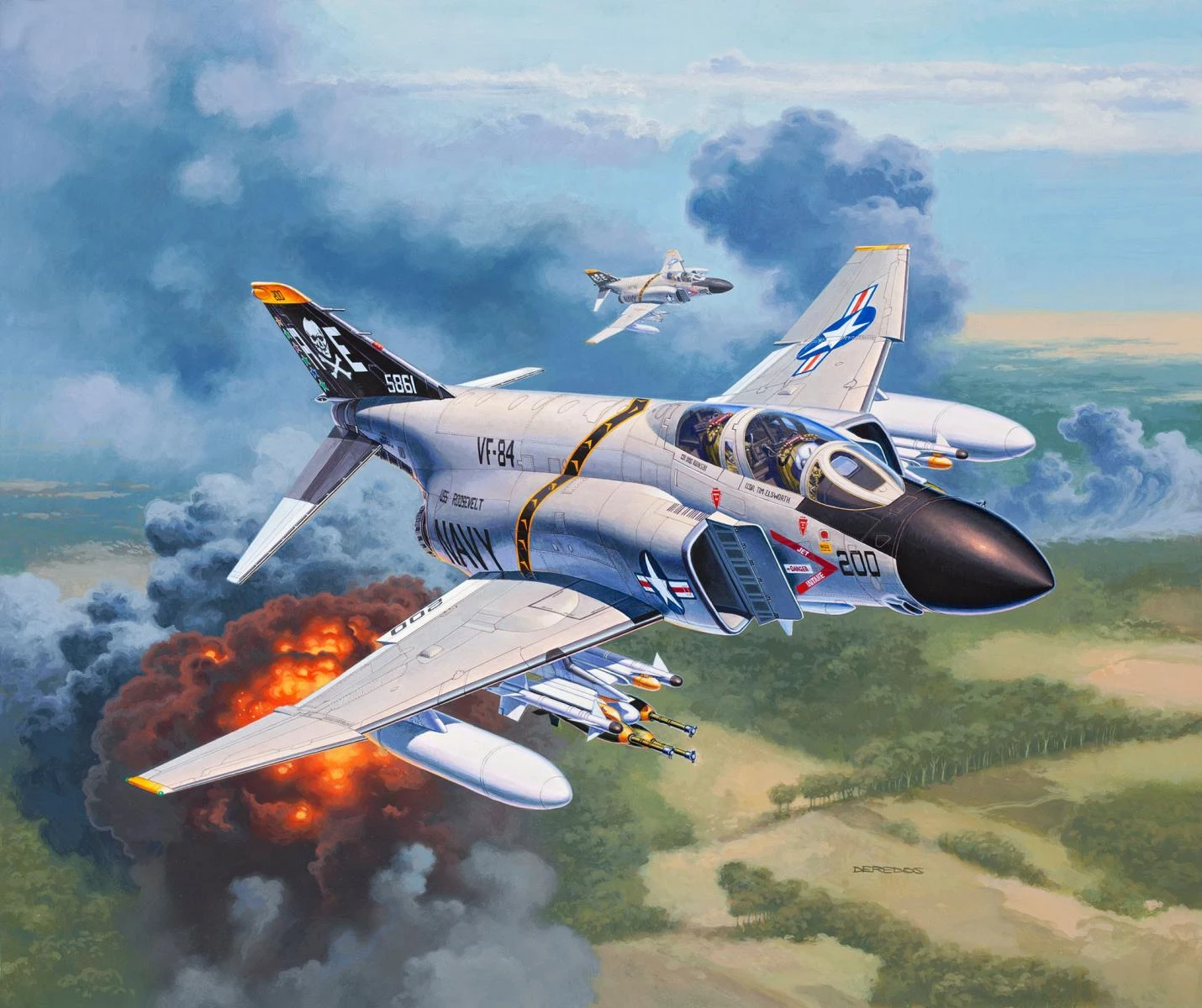 REVELL modelis F-4J Phantom II 1:72, 3941