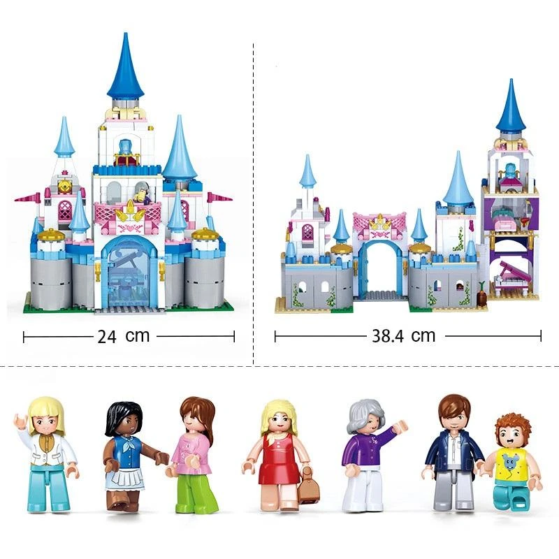 SLUBAN Safyrinė pilis (815PCS), M38-B0610