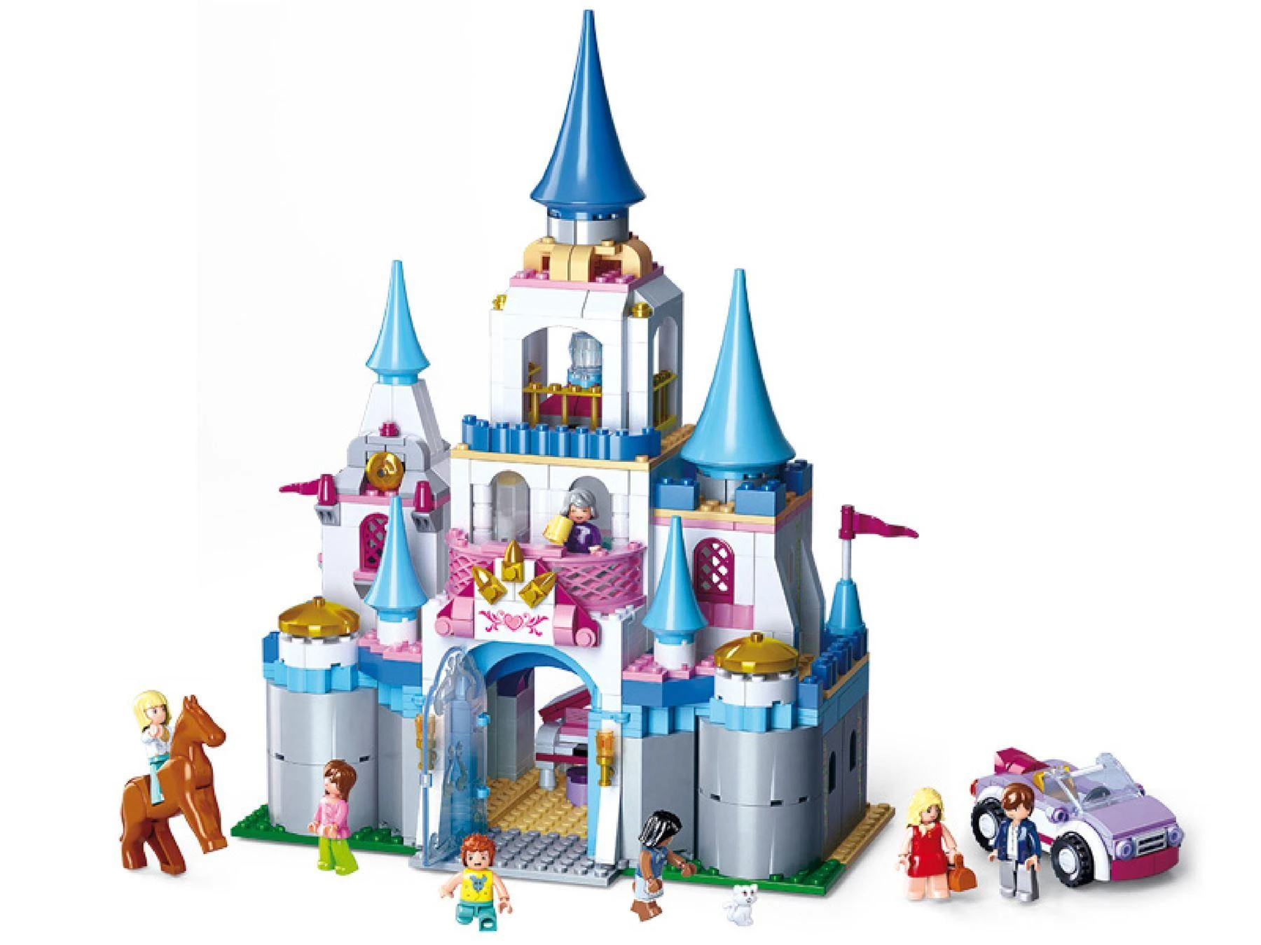 SLUBAN Safyrinė pilis (815PCS), M38-B0610