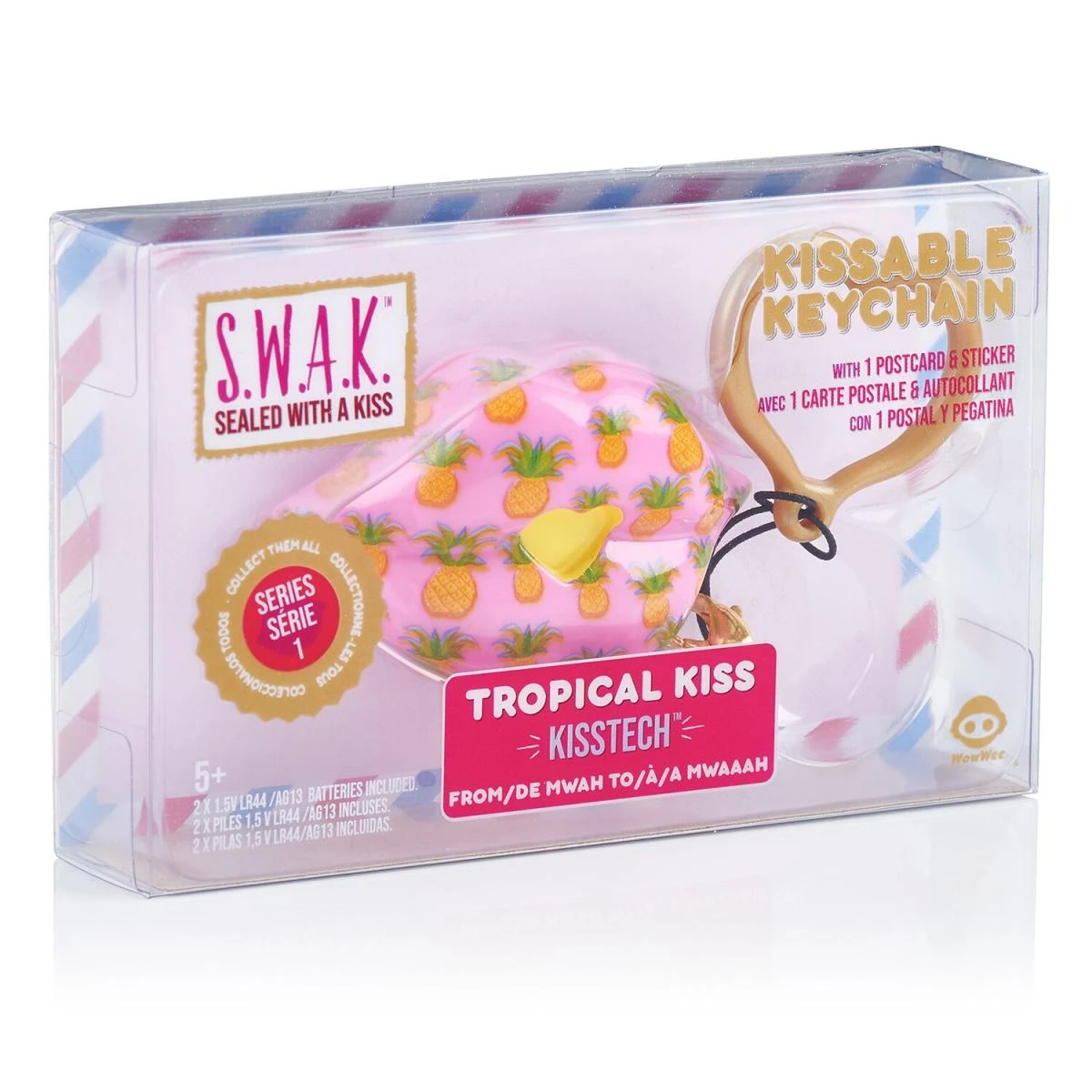 S.W.A.K. raktų pakabukas su garsu Pineapple Kiss, 4121
