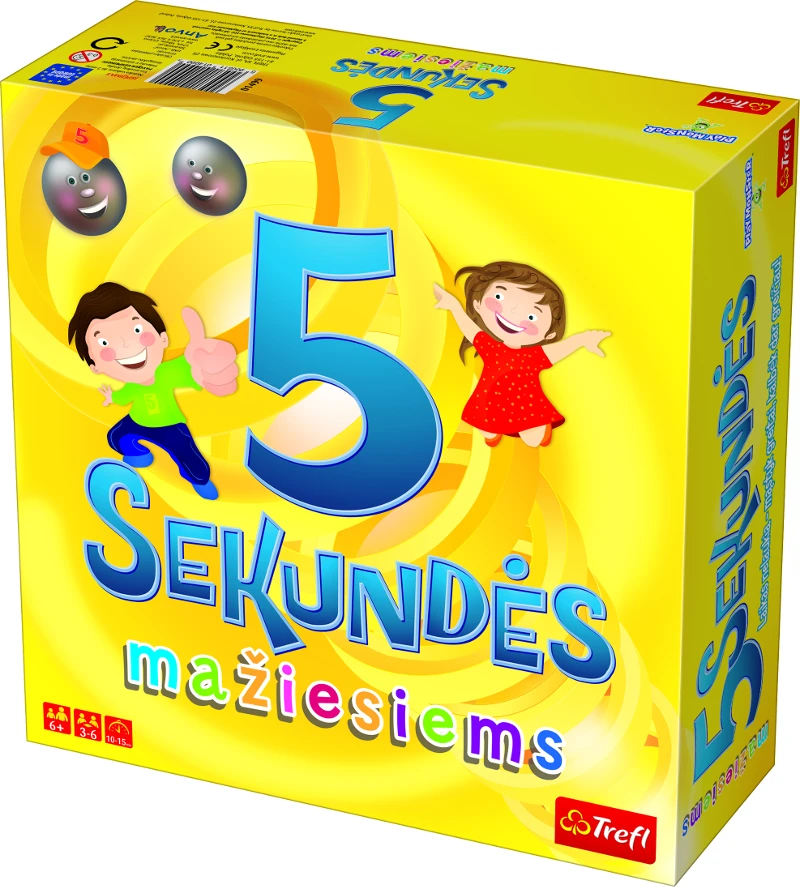 Trefl Stalo žaidimas „5 sekundės“ (Lietuvių k.)