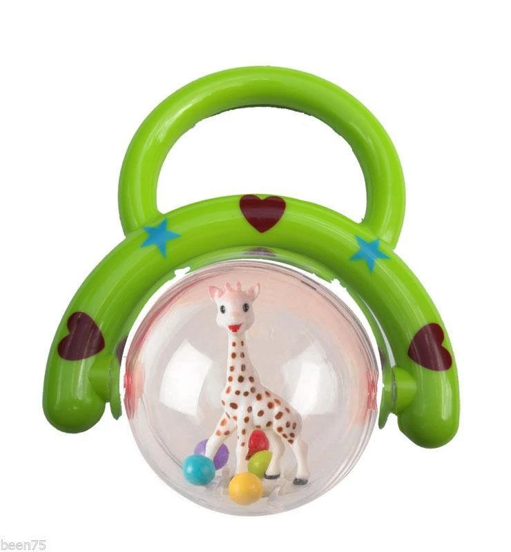 Vulli Sophie la giraffe barškutis su spalvotais rutuliukais