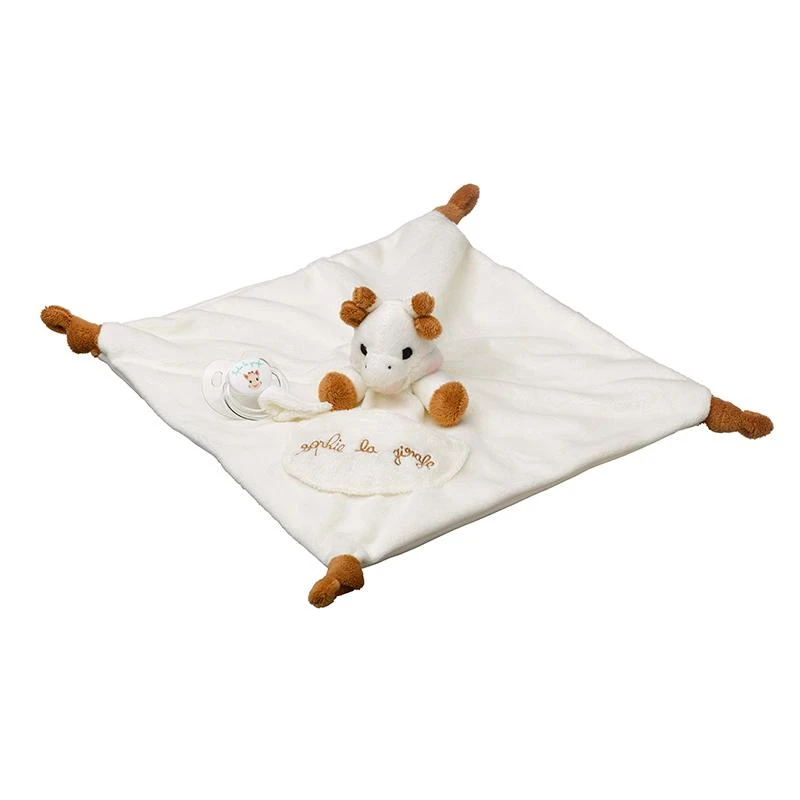 Sophie la girafe migdukas su čiulptuku