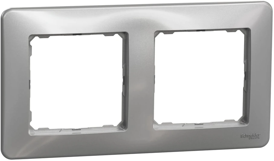 2 vietų rėmelis Schneider Electric Sedna Design SDD313802 (aliuminis)