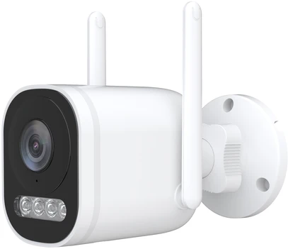 4 WIFI kamerų komplektas Longse LW5MC84B2, 5Mp, 2,8mm, 30m IR, 30m LED, žmogaus ir automobilio detekcija, švyturėliai, mikrofonas, garsiakalbis