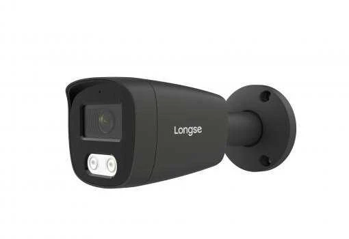 8 megapikselių raiškos IP kamerų komplektas Longse - 5- 8 kameros BMSCKL8RC-DG Hybrid light, tamsiai pilka, žmogaus ir automobilio detekcija, Kamerų kiekis: 7, Vaizdo ir maitinimo kabeliai: Su kabeliais