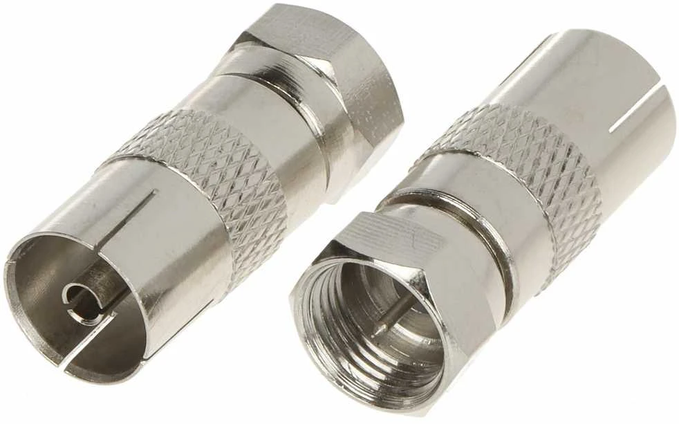Złącze Oem Adapteris - televizoriaus antenos lizdas - F kištukas - 25 vnt