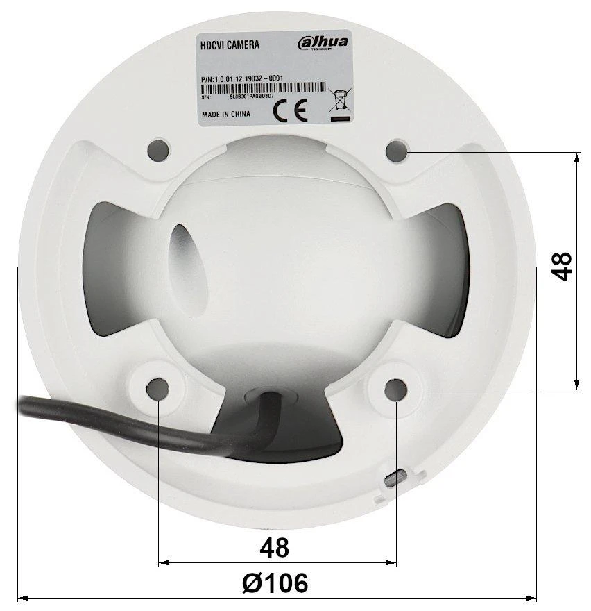 AHD, HD-CVI, HD-TVI, CVBS KAMERA HAC-HDW1509T-IL-A-0280B-S2 – 5 Mpx 2,8 mm DAHUA