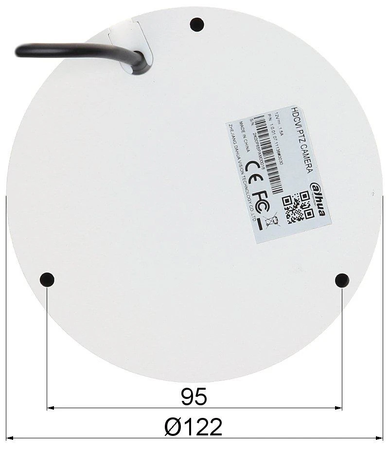 AHD, HD-CVI, HD-TVI, PAL GREITASUKĖ LAUKO KAMERA SD22204-GC-LB - 1080p 2.7 ... 11 mm DAHUA
