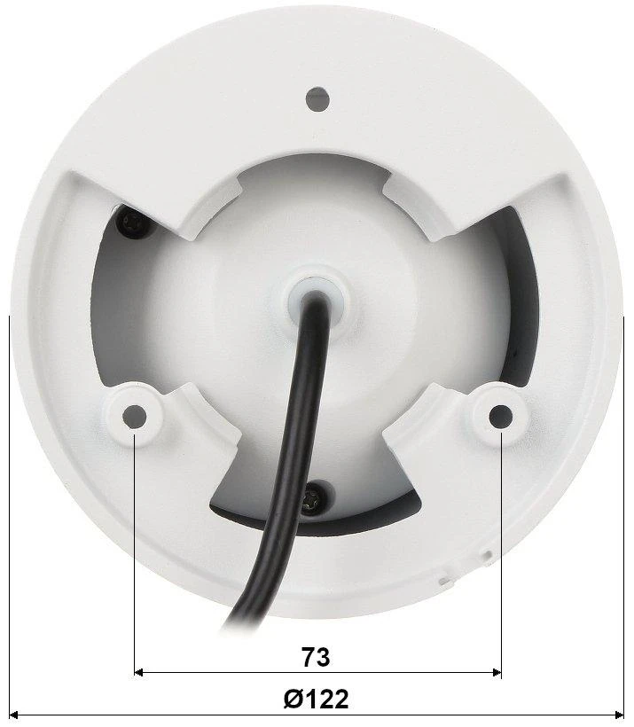 Dahua HD-CVI kam. STARLIGHT kupolinė 2MP su LXIR iki 60m, 2.7~12mm automatinis obj, IP67, MIC