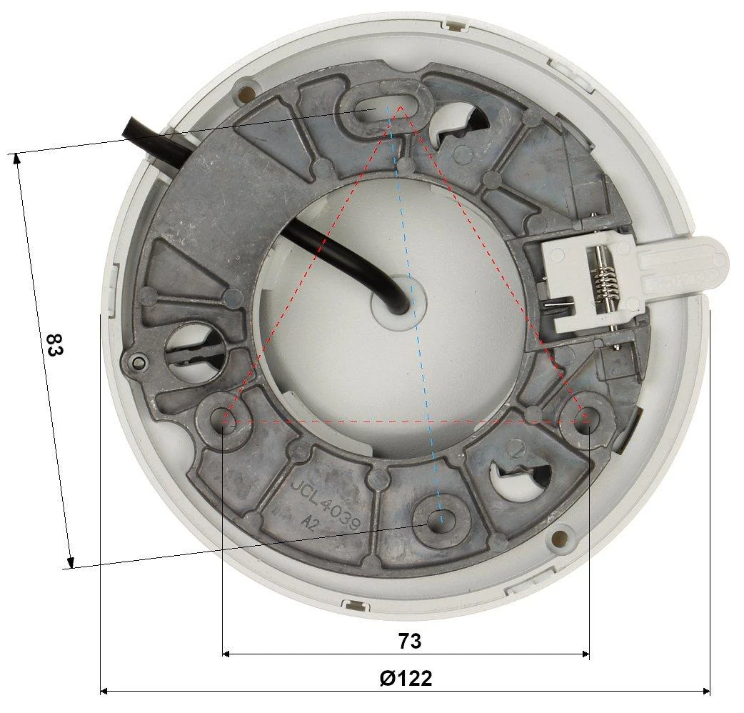Dahua HD-CVI kam. STARLIGHT kupolinė 2MP su IR iki 60m, 2.8mm fiksuotas obj 107°, IP67, MIC
