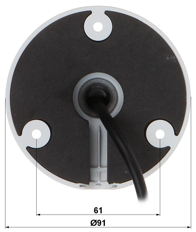 Dahua HD-CVI kam. STARLIGHT cilindrinė 2MP su IR iki 80m, 3.6mm obj., STARLIGT sensor., mic, IP67