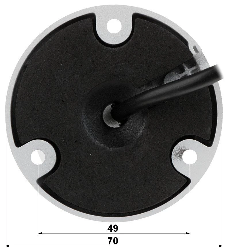 AHD vaizdo stebėjimo kamera Dahua HAC-HFW1800T-A-0280B, 8,3MP, 2,8mm