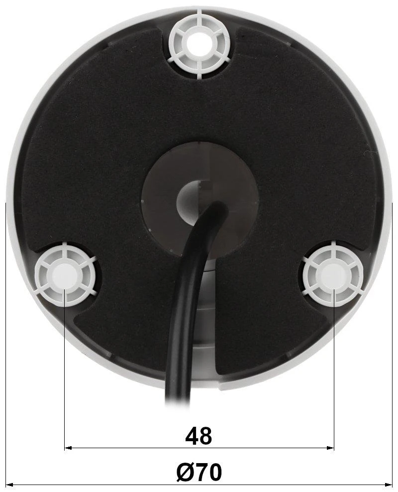 AHD vaizdo stebėjimo kamera Dahua HAC-HFW1800TL-A-0360B, 8,3MP, 3,6mm