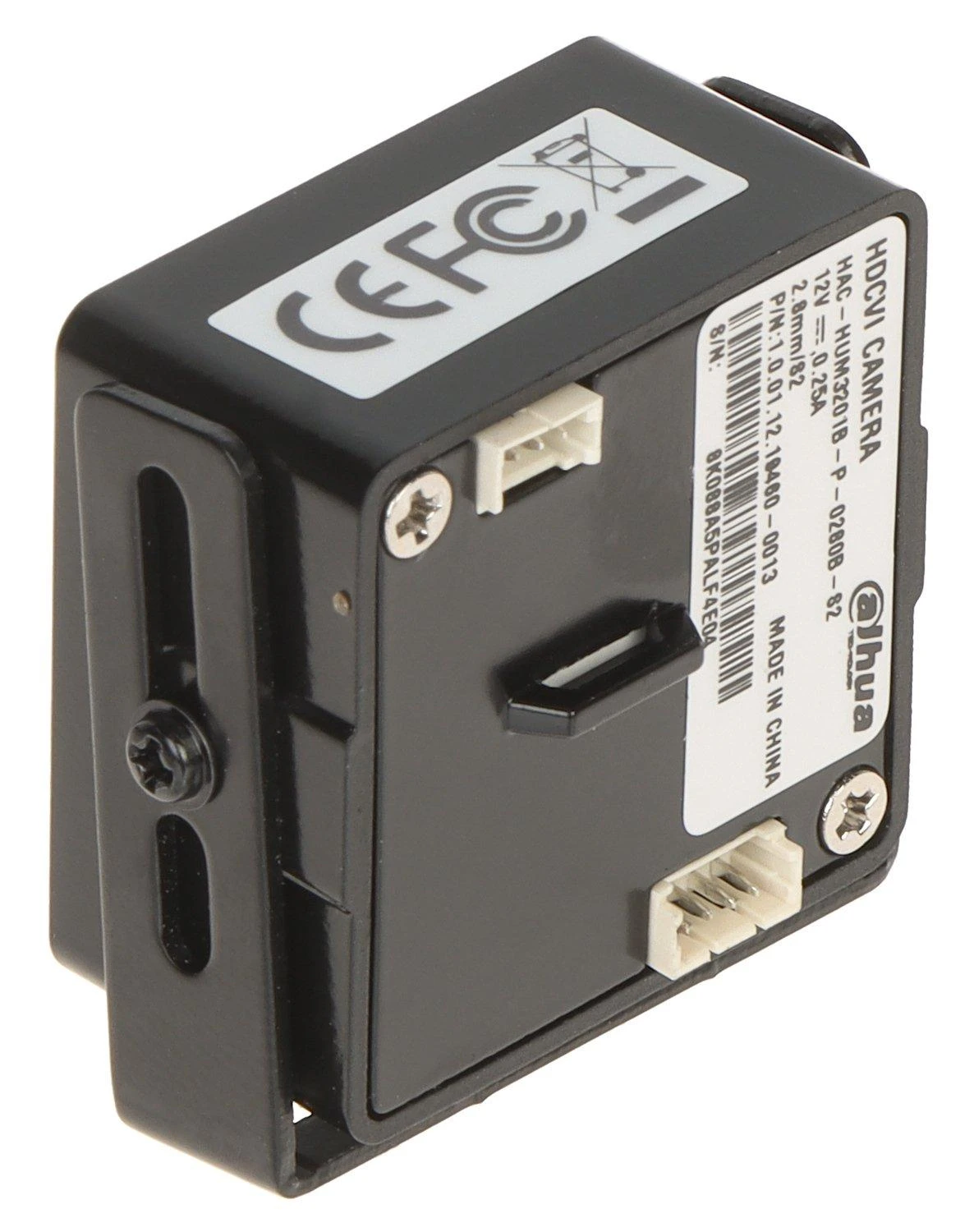 AHD, HD-CVI, HD-TVI, PAL KAMERA HAC-HUM3201B-P-0280B-S2 PINHOLE – 1080p 2,8 mm DAHUA
