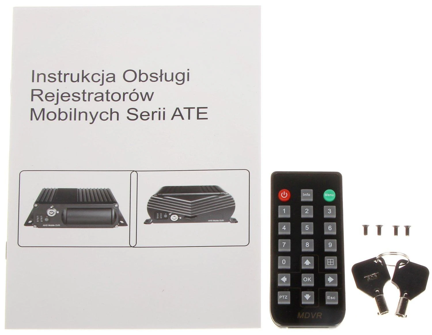 AHD MOBILUS REGISTRATORIUS ATE-D0801-T2 8 KANALŲ AUTONE