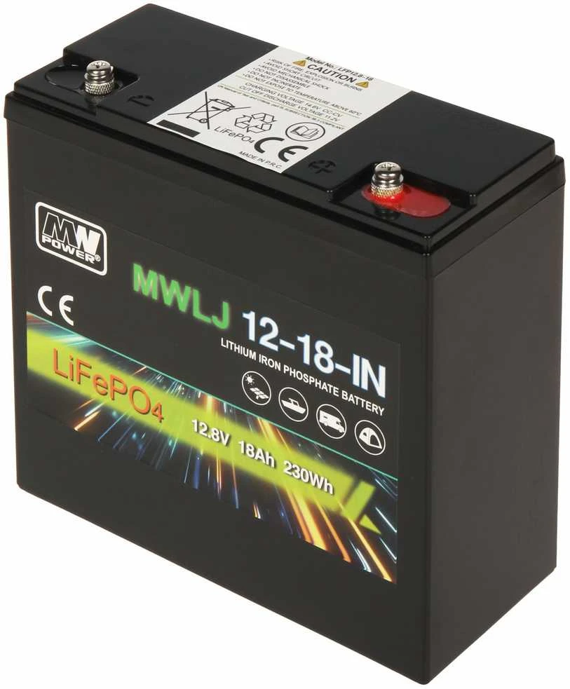 AKUMULIATORIUS 12.8V/18AH/LIFEPO4-MWLJ MW Power