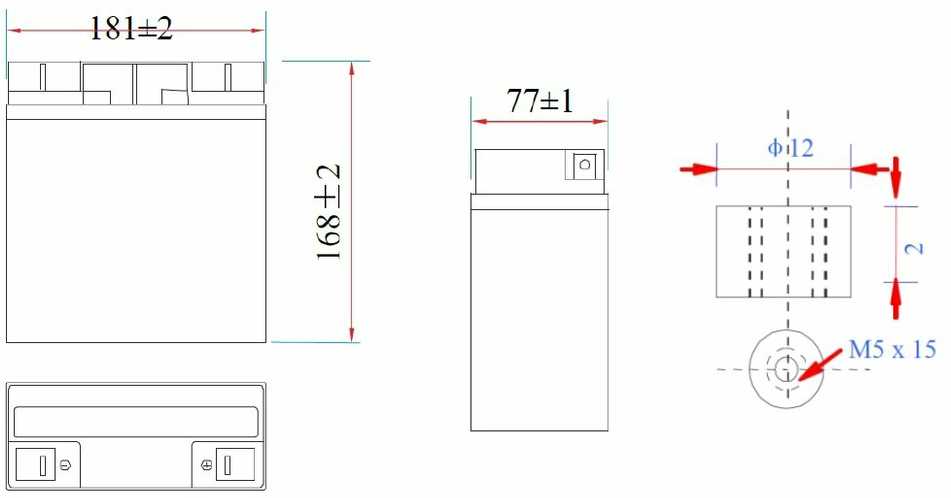 AKUMULIATORIUS 12.8V/24AH/LIFEPO4-MWLJ MW Power