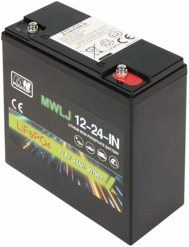 AKUMULIATORIUS 12.8V/24AH/LIFEPO4-MWLJ MW Power