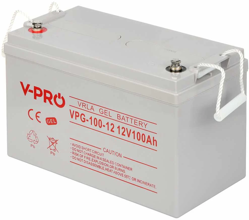 V-PRO AKUMULIATORIUS 12V/100AH-VPRO