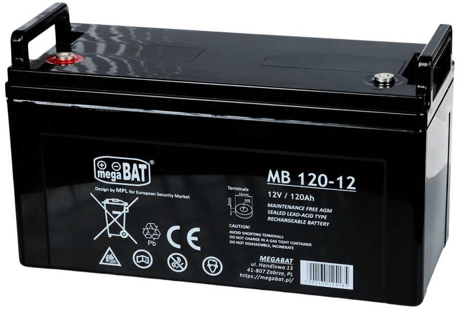 Mpl Power AKUMULIATORIUS 12V/120AH-MB megaBAT