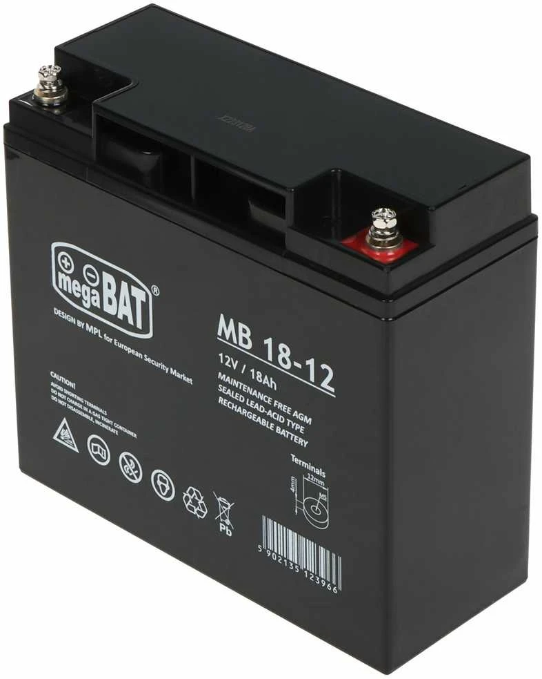 Mpl Power Elektro Megabat 12V 18Ah M5 AGM akumuliatorius, 3-5 metai