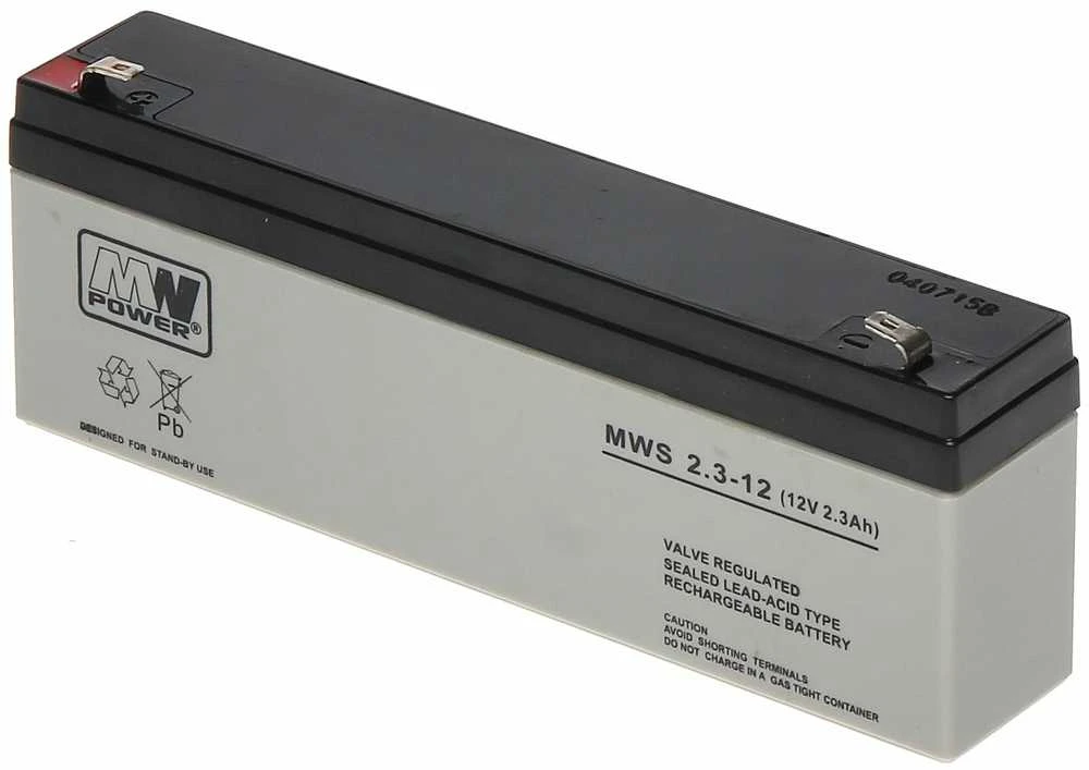 Mw Power MWPower MWS 12V 2.3Ah F1(187) AGM akumuliatorius, 5 metai