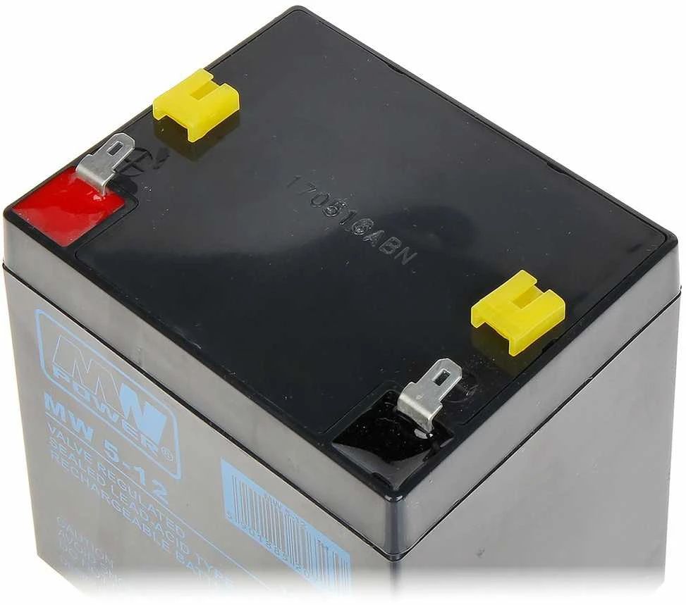 Mw Power MWPower MW 12V 5Ah F2(250) AGM akumuliatorius, 6-9 metai