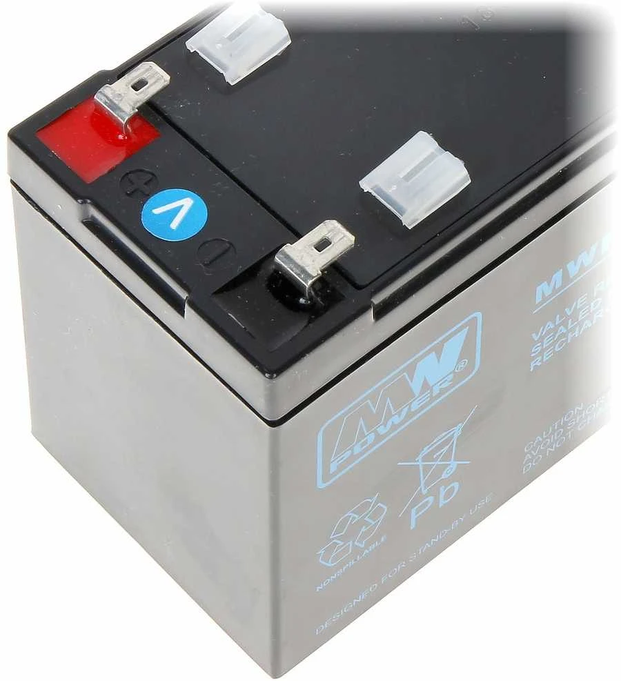 Mw Power MWPower MWP 12V 7,2Ah F2(250) AGM akumuliatorius, 12 metų