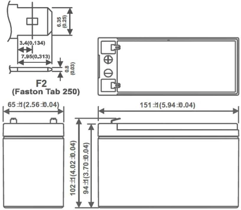 Mw Power MWPower MWP 12V 9Ah F2(250) AGM akumuliatorius, 12 metų