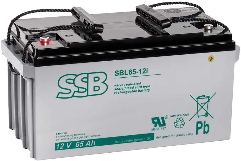 Akumuliatorius SSB SBL 65-12i 12V 65Ah AGM nereikalaujanti priežiūros
