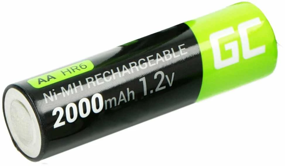 Green Cell AKUMULIATORIUS AKU-AA-2000/GC*P2 1.2 V Ni-MH HR6, AA Žalias Cell