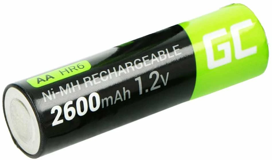 Green Cell Žalias Cell AKUMULIACIJA AKU-AA-2600/GC*P4 1.2V Ni-MH HR6, AA Žalias Cell