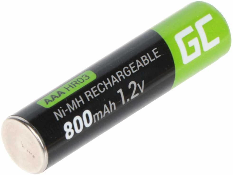 Green Cell Žalias Cell AKUMULIATORIUS AQ-AAA-800/GC*P4 1.2V Ni-MH HR03, AAA Žalias Cell