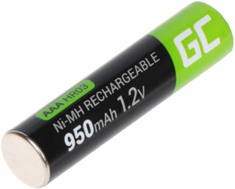 Green Cell Žalias Cell AKUMULIATORIUS AQ-AAA-950/GC*P4 1.2V Ni-MH HR03, AAA Žalias Cell