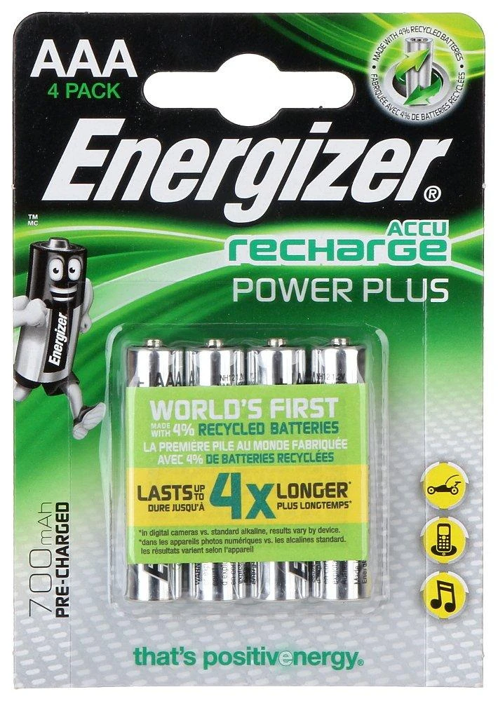 AKUMULIATORIUS BAT-AAA/AKU-700*P4 1.2 V Ni-MH AAA ENERGIZER
