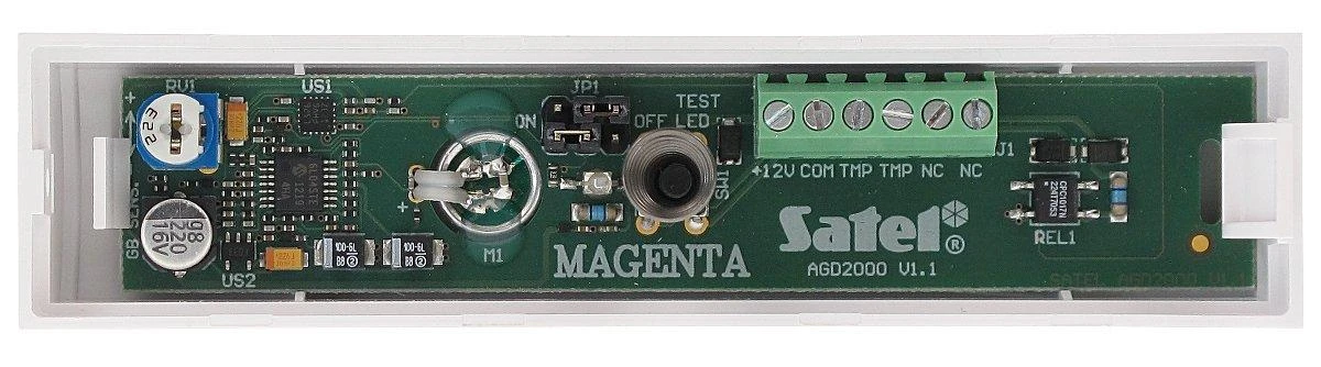 AKUSTINIS DŪŽTANČIO STIKLO DETEKTORIUS MAGENTA SATEL