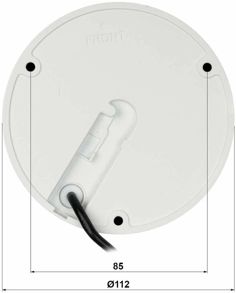 ANTIVANDALINĖ AHD, HD-CVI, HD-TVI, PAL KAMERA HAC-HDBW1200EA-0280B-S6 - 1080p 2,8 mm DAHUA