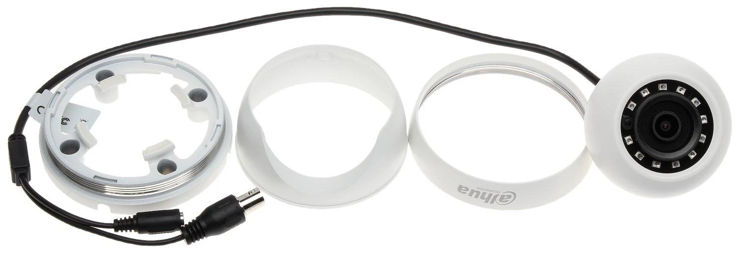 Antivandalinė AHD vaizdo stebėjimo kamera Dahua HAC-HDW1800M-0280B, 8.3MP, 2,8mm