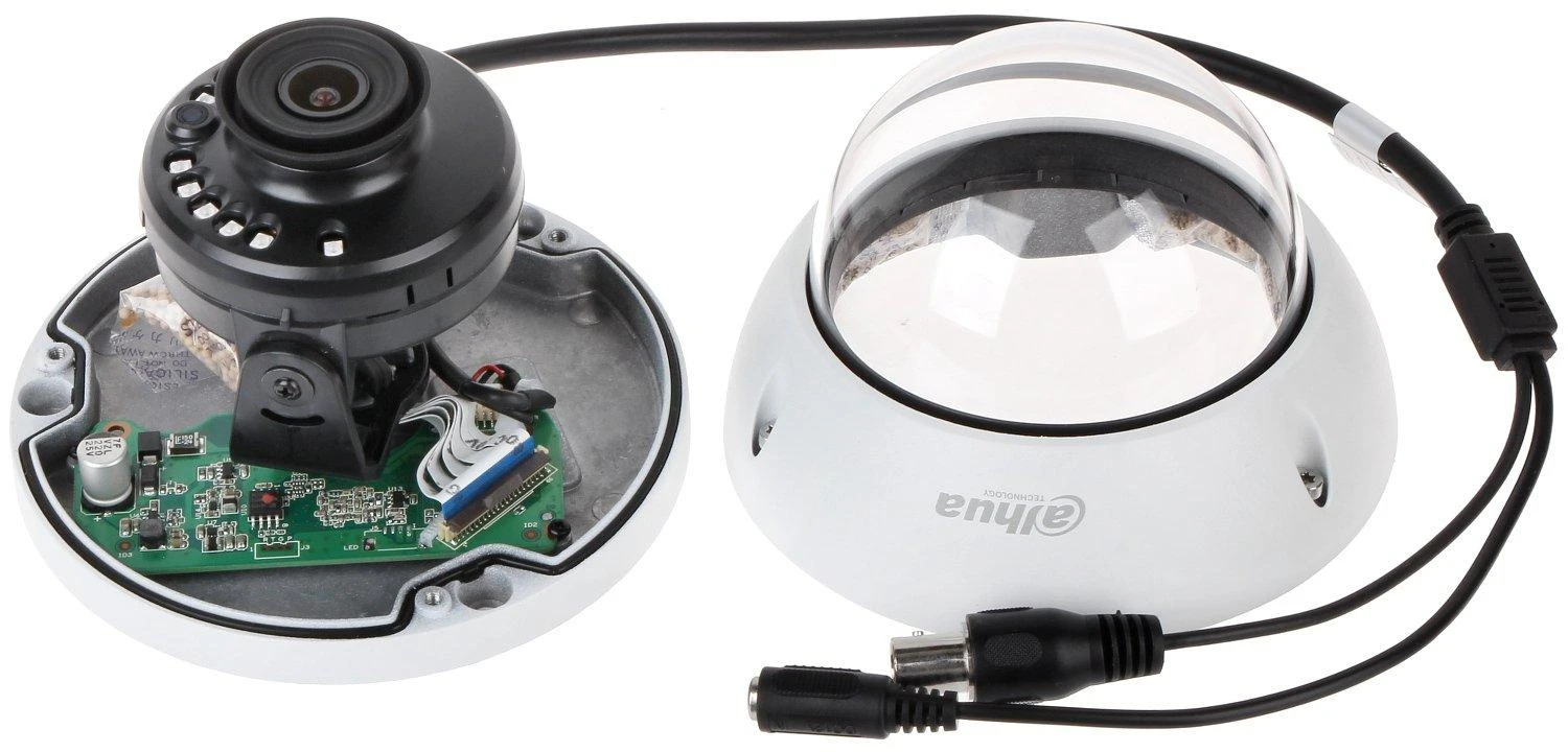 Dahua HD-CVI kupolinė kam. 5MP su IR pašvietimu iki 30m., 1/2.7" 2.8mm 98°, IP67, IK10